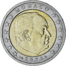Monaco, Rainier III, 2 Euro, 2002, Paris, EF(40-45), Bi-Metallic, Gadoury:MC179