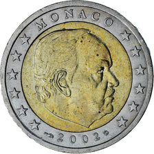 Monaco, Rainier III, 2 Euro, 2002, Paris, EF(40-45), Bi-Metallic, Gadoury:MC179