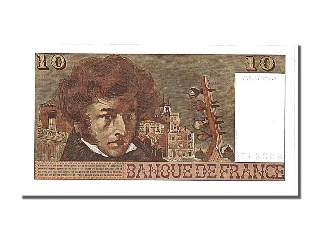 France, 10 Francs, 10 F 1972-1978 ''Berlioz'', 1976, KM #150c, 1976-03-04,...
