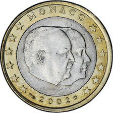 Monaco, Rainier III, Euro, 2002, Paris, AU(50-53), Bi-Metallic, Gadoury:MC178