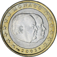 Monaco, Rainier III, Euro, 2002, Paris, AU(50-53), Bi-Metallic, Gadoury:MC178