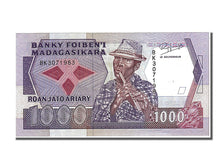 Madagascar, 1000 Francs = 200 Ariary, 1988, KM #72b, UNC(63), BK