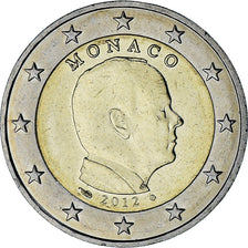 Monaco, Albert II, 2 Euro, 2012, Paris, AU(55-58), Bi-Metallic, Gadoury:MC196