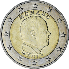 Monaco, Albert II, 2 Euro, 2012, Paris, AU(55-58), Bi-Metallic, Gadoury:MC196