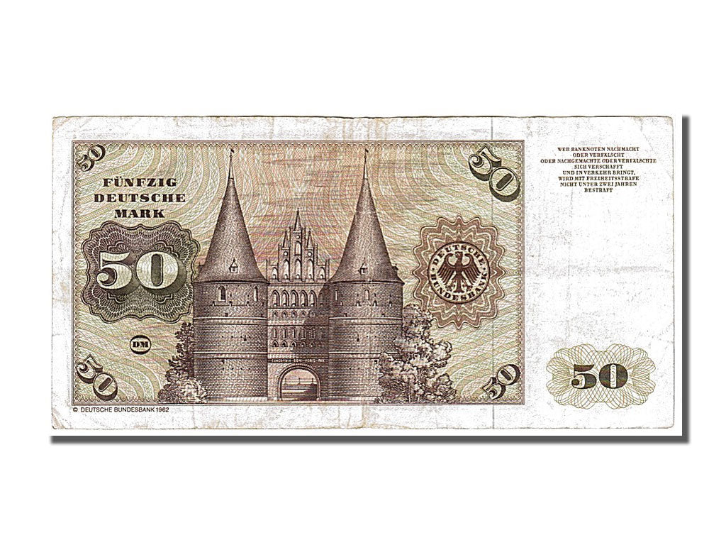GERMANIA - REPUBBLICA FEDERALE, 50 Deutsche Mark, 1980, 1980-01-02, BB