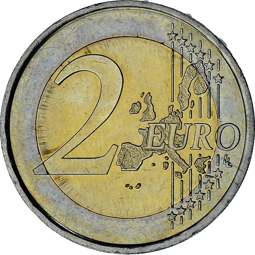 Monaco, Rainier III, 2 Euro, 2003, Paris, AU(55-58), Bi-Metallic, Gadoury:MC179