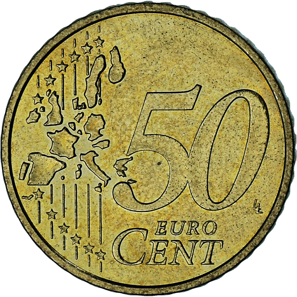 Monaco, Rainier III, 50 Euro Cent, 2003, Paris, AU(55-58), Brass, Gadoury:MC177
