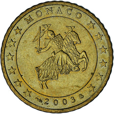 Monaco, Rainier III, 50 Euro Cent, 2003, Paris, AU(55-58), Brass, Gadoury:MC177