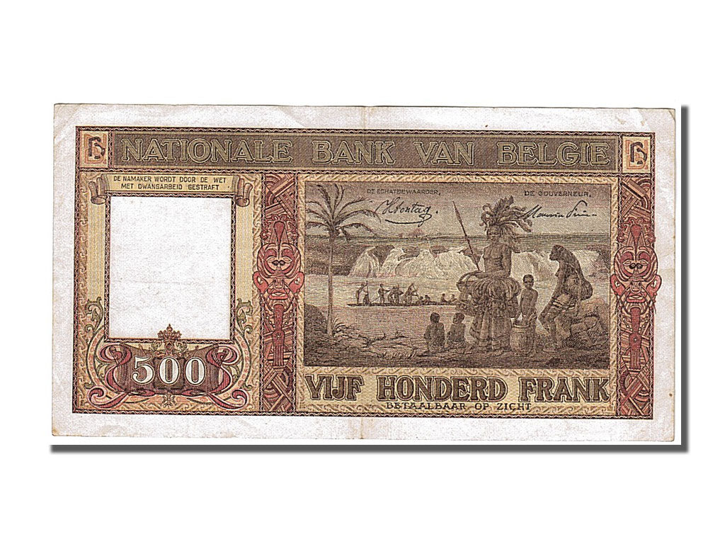 Banknote, Belgium, 500 Francs, 1945, 1945-03-26, UNC(60-62)