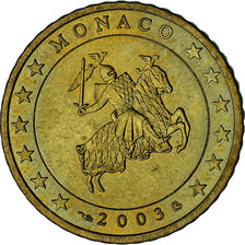 Monaco, Rainier III, 50 Euro Cent, 2003, Paris, AU(55-58), Brass, Gadoury:MC177
