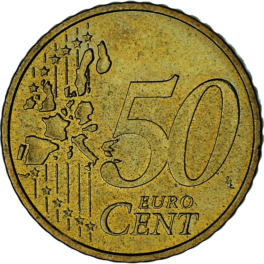 Monaco, Rainier III, 50 Euro Cent, 2003, Paris, VZ, Messing, Gadoury:MC177