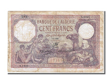 Algeria, 100 Francs, 1936, KM #81b, 1936-02-07, VF(30-35), X