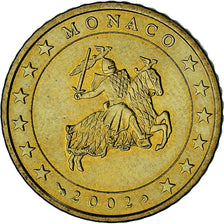 Monaco, Rainier III, 50 Euro Cent, 2002, Paris, AU(55-58), Brass, Gadoury:MC177