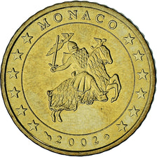 Monaco, Rainier III, 50 Euro Cent, 2002, Paris, AU(55-58), Mosiądz
