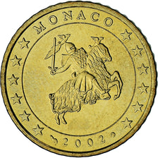 Monaco, Rainier III, 50 Euro Cent, 2002, Paris, AU(55-58), Brass, Gadoury:MC177