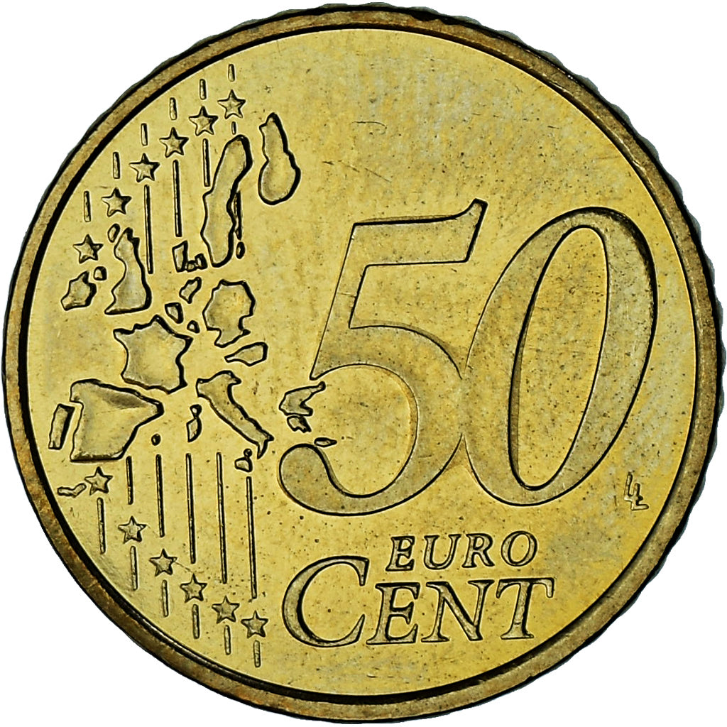 Monaco, Rainier III, 50 Euro Cent, 2002, Paris, AU(55-58), Brass, Gadoury:MC177