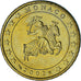 Monaco, Rainier III, 50 Euro Cent, 2002, Paris, AU(55-58), Brass, Gadoury:MC177