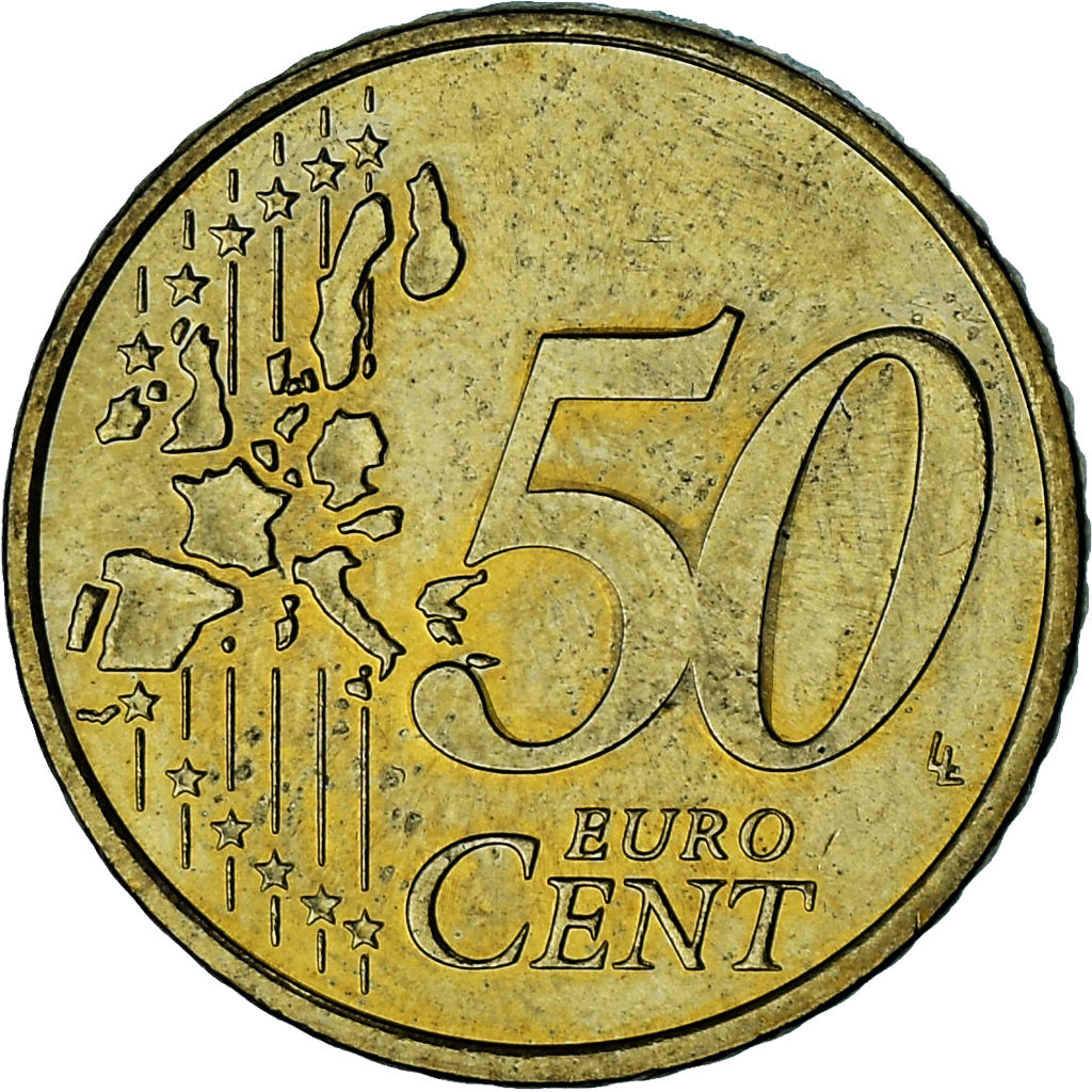 Monaco, Rainier III, 50 Euro Cent, 2002, Paris, AU(55-58), Brass, Gadoury:MC177