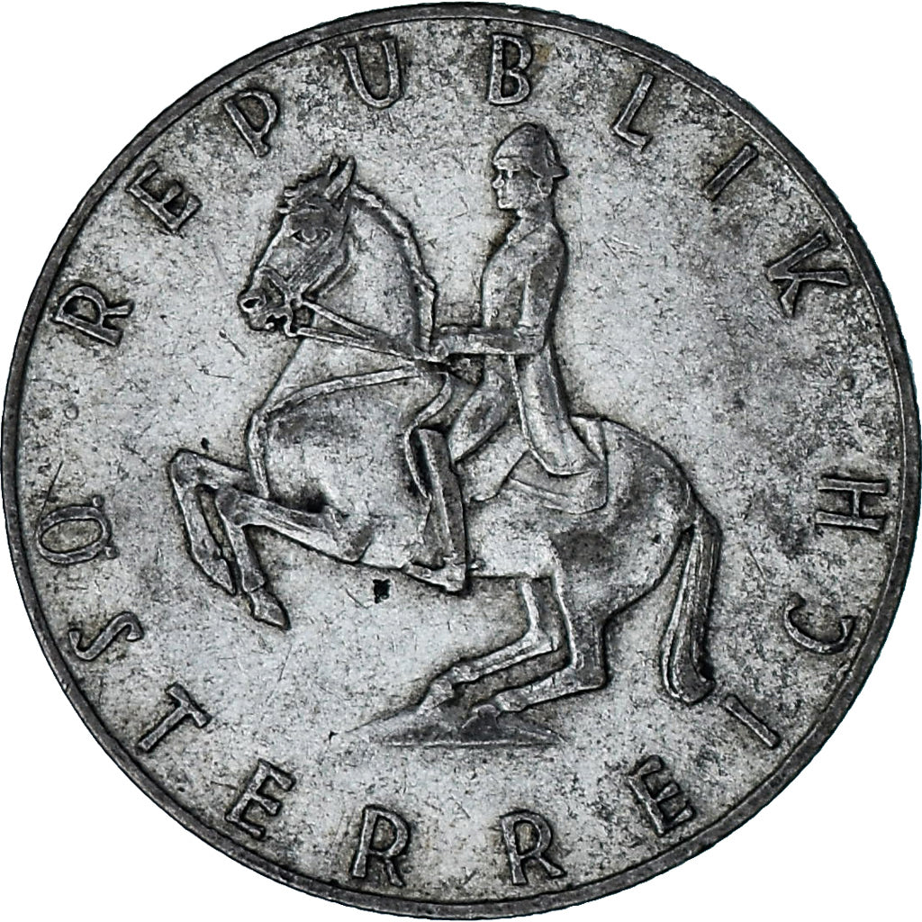 Austria, 5 Schilling, 1961, MB+, Argento, KM:2889
