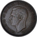 Großbritannien, George VI, Penny, 1938, Bronze, SS, KM:845