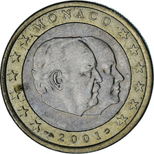 Monaco, Rainier III, Euro, 2001, Paris, TTB, Bimétallique, Gadoury:MC178