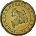 Monaco, Rainier III, 20 Euro Cent, 2001, Paris, TTB, Laiton, Gadoury:MC176