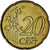 Monaco, Rainier III, 20 Euro Cent, 2001, Paris, TTB, Laiton, Gadoury:MC176