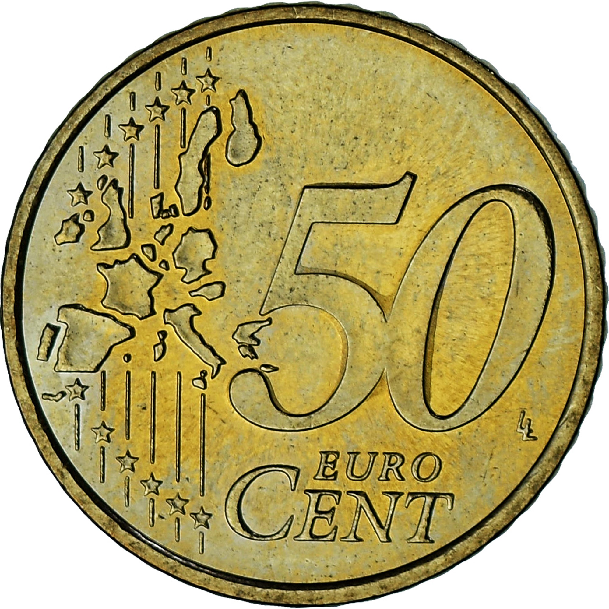 Monaco, Rainier III, 50 Euro Cent, 2002, Paris, VZ, Messing, Gadoury:MC177