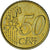 Monaco, Rainier III, 50 Euro Cent, 2002, Paris, SUP, Laiton, Gadoury:MC177