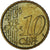 Monaco, Rainier III, 10 Euro Cent, 2001, Paris, TTB, Laiton, Gadoury:MC175