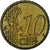 Monaco, Rainier III, 10 Euro Cent, 2001, Paris, TTB, Laiton, Gadoury:MC175