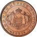 Monaco, Rainier III, 5 Euro Cent, 2001, Paris, AU(55-58), Copper Plated Steel