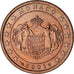 Monaco, Rainier III, 5 Euro Cent, 2001, Paris, SUP, Cuivre plaqué acier