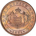Monaco, Rainier III, 5 Euro Cent, 2001, Paris, AU(55-58), Copper Plated Steel