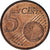 Monaco, Rainier III, 5 Euro Cent, 2001, Paris, TTB, Cuivre plaqué acier