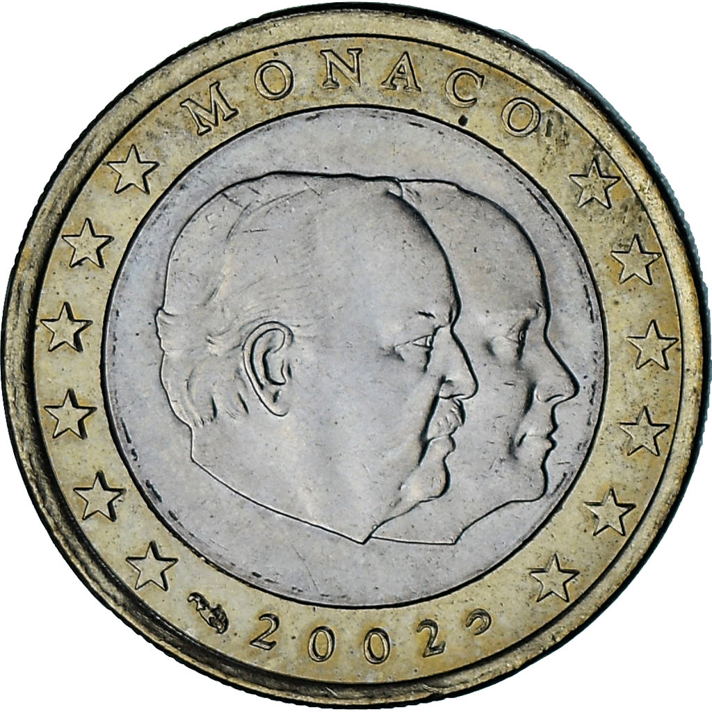 Monaco, Rainier III, Euro, 2002, Paris, AU(50-53), Bi-Metallic, Gadoury:MC178