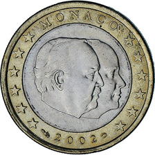 Monaco, Rainier III, Euro, 2002, Paris, AU(50-53), Bi-Metallic, Gadoury:MC178