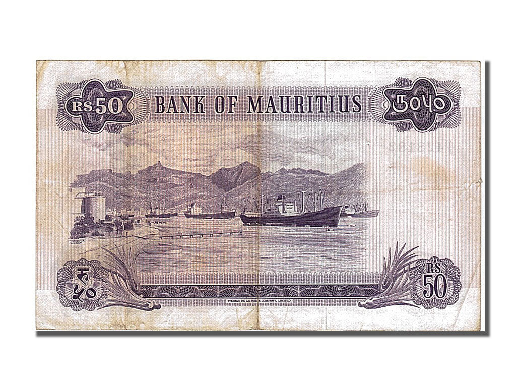 Banknot, Mauritius, 50 Rupees, 1967, AU(50-53)