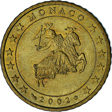 Monaco, Rainier III, 50 Euro Cent, 2002, Paris, SUP, Laiton, Gadoury:MC177