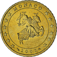Monaco, Rainier III, 50 Euro Cent, 2002, Paris, AU(55-58), Brass, Gadoury:MC177