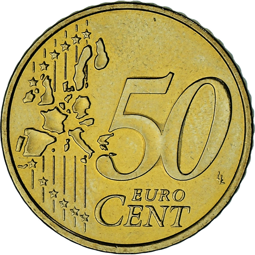 Monaco, Rainier III, 50 Euro Cent, 2002, Paris, AU(55-58), Brass, Gadoury:MC177