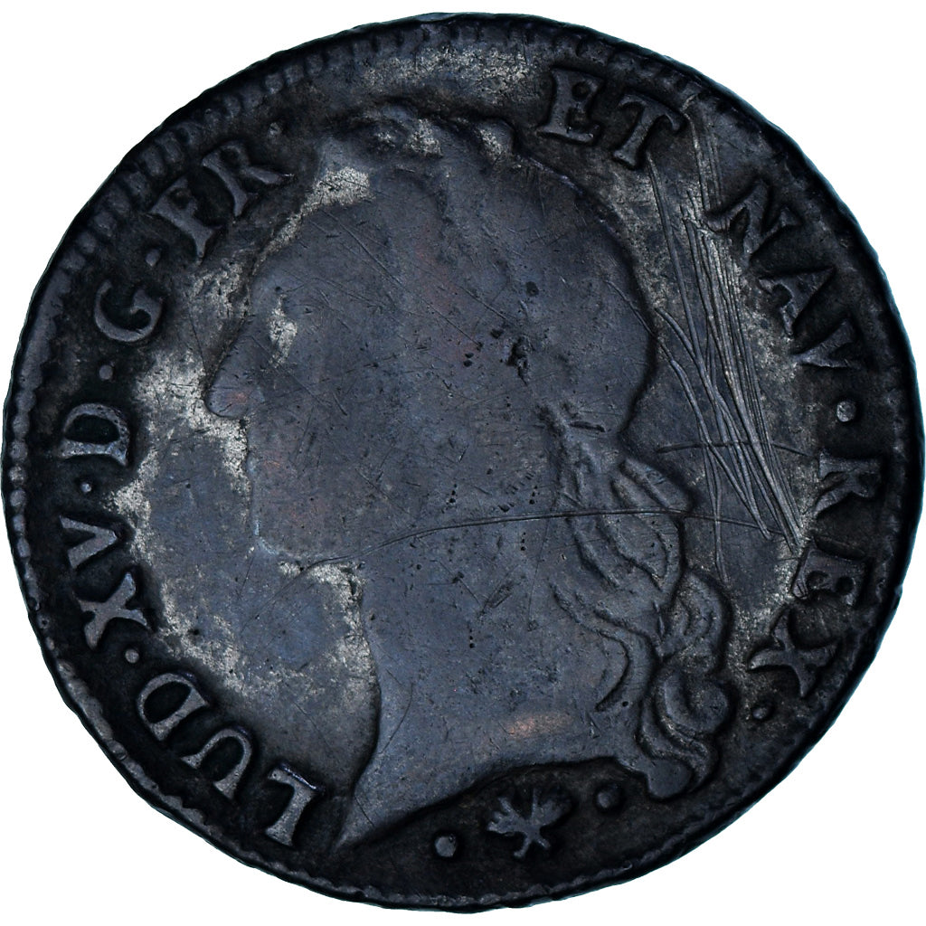 Frankrijk, Louis XV, Ecu, 1765, Bayonne, Faux d'Epoque, Koper, FR