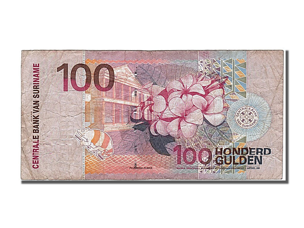 Suriname, 100 Gulden, 2000, KM #149, 2000-01-01, EF(40-45), AW