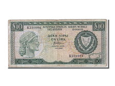 Banknote, Cyprus, 10 Pounds, 1982, 1982-06-01, EF(40-45)
