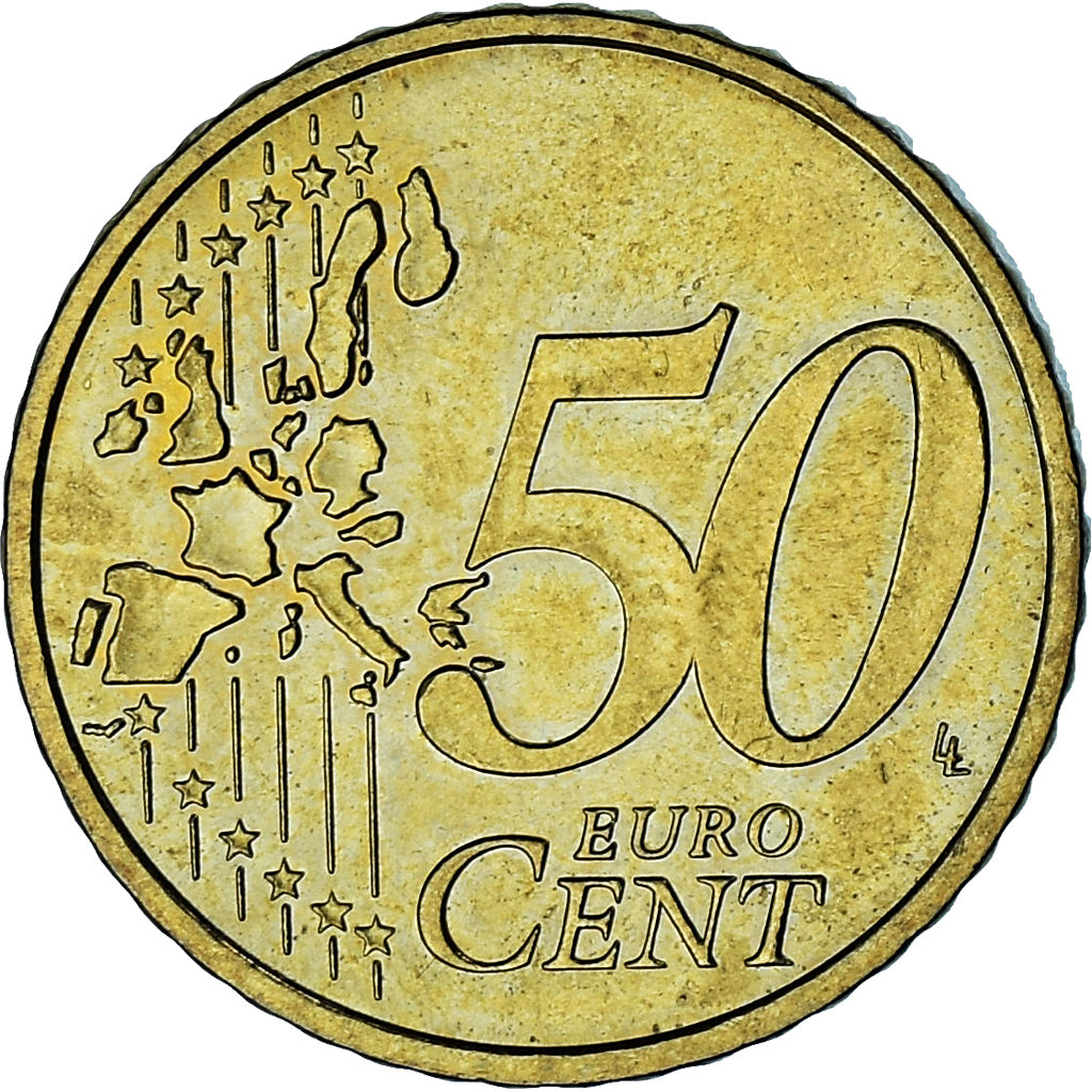 Monaco, Rainier III, 50 Euro Cent, 2003, Paris, AU(50-53), Brass, Gadoury:MC177