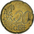 Monaco, Rainier III, 20 Euro Cent, 2001, Paris, AU(50-53), Brass, Gadoury:MC176
