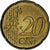 Monaco, Rainier III, 20 Euro Cent, 2001, Paris, SS+, Messing, Gadoury:MC176