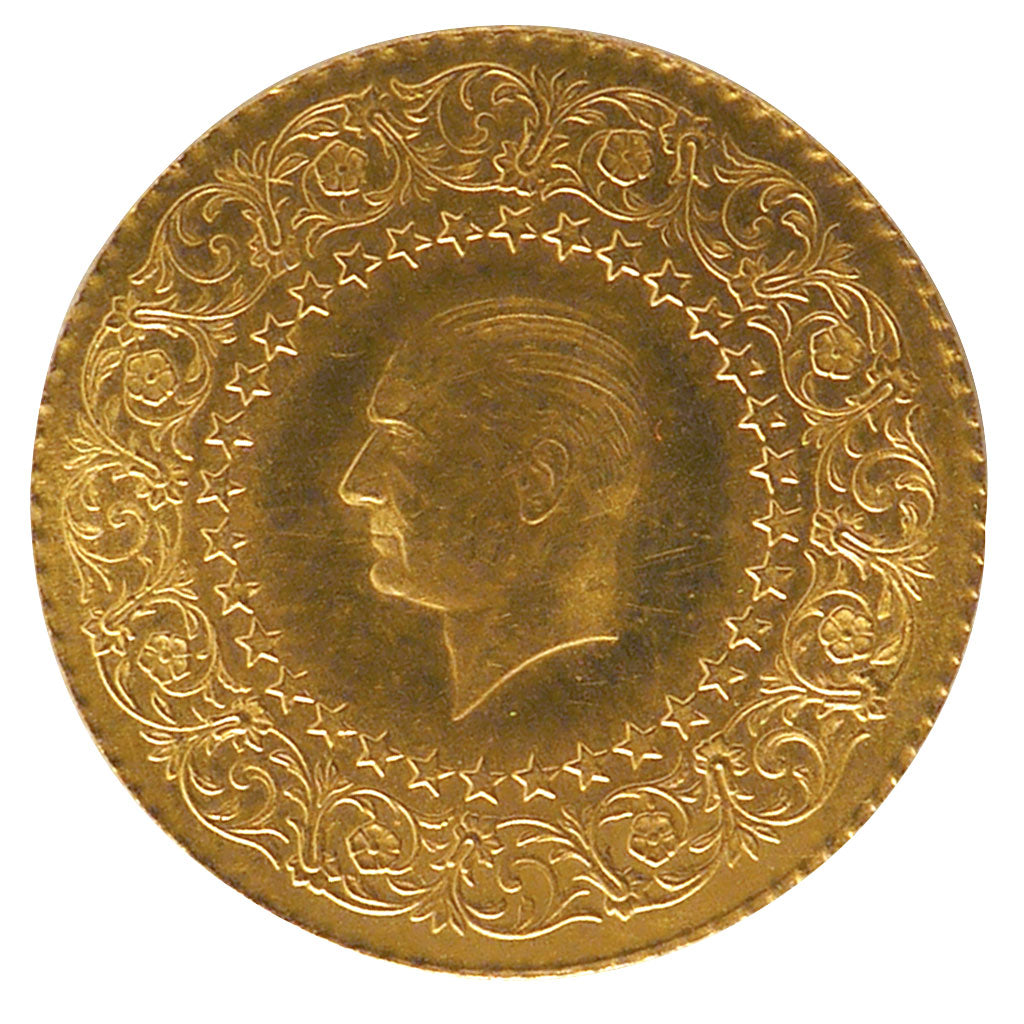 Turchia, 50 Kurush, 1967, Ankara, SPL, Oro, KM:871