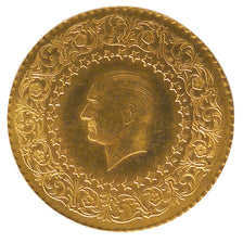 Turchia, 50 Kurush, 1967, Ankara, SPL, Oro, KM:871