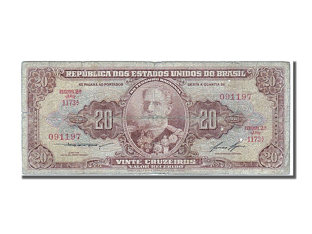 Banknote, Brazil, 20 Mil Reis, 1931, VF(20-25)